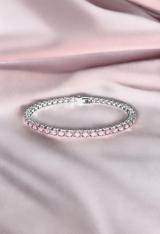 Blush Rose Tennis Bracelet