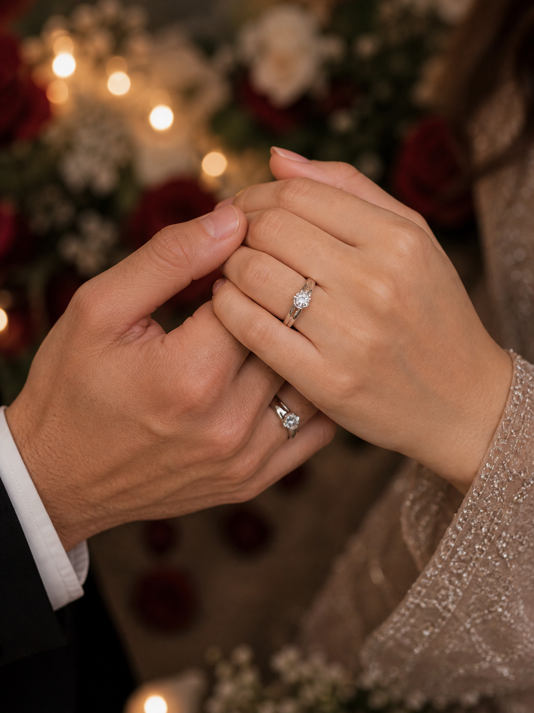 The Solitaire Bond | Premium Matching Promise Rings