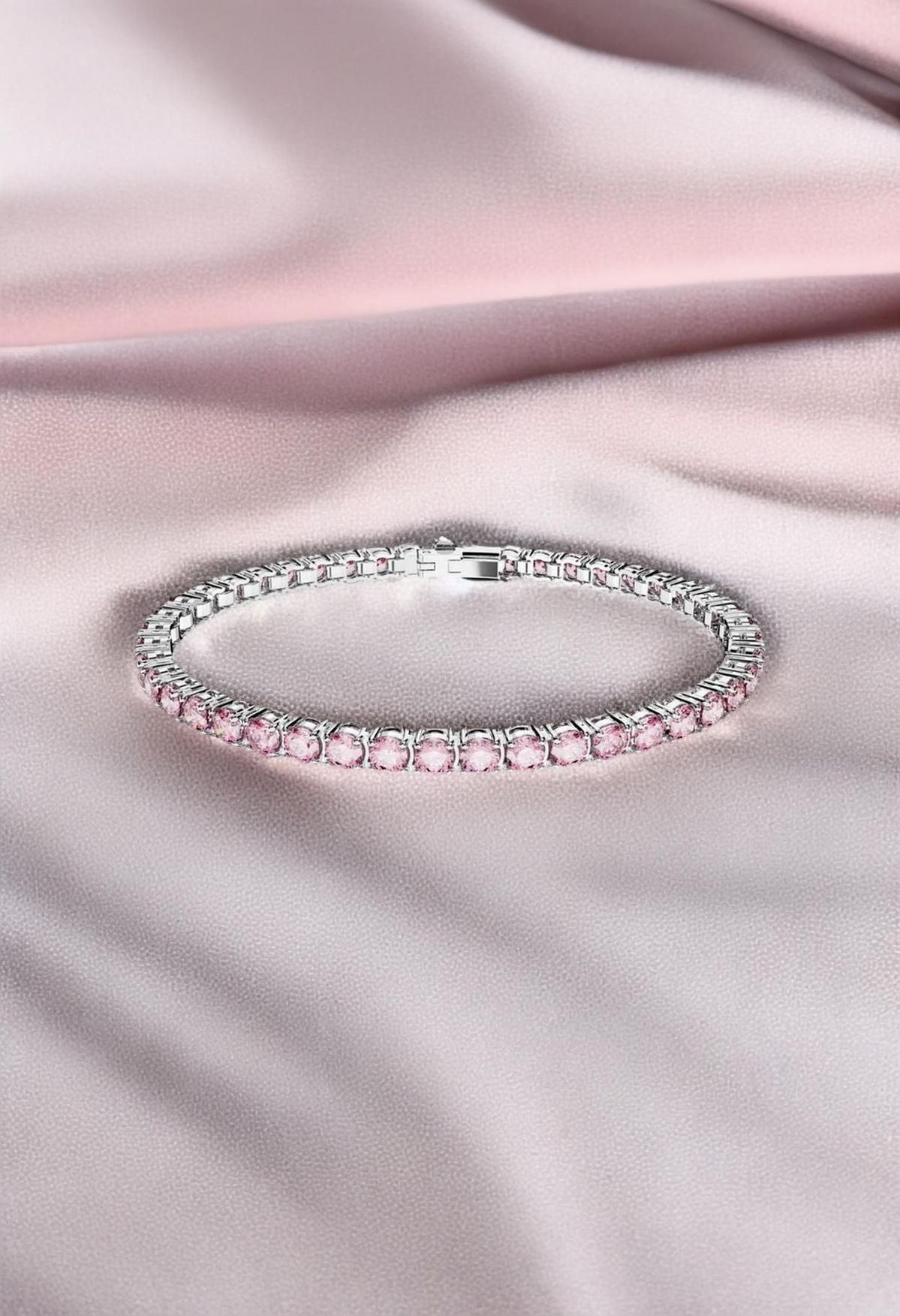 Blush Rose Tennis Bracelet
