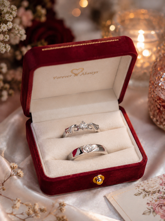 Forever & Always | Timeless Sterling Silver Promise Rings
